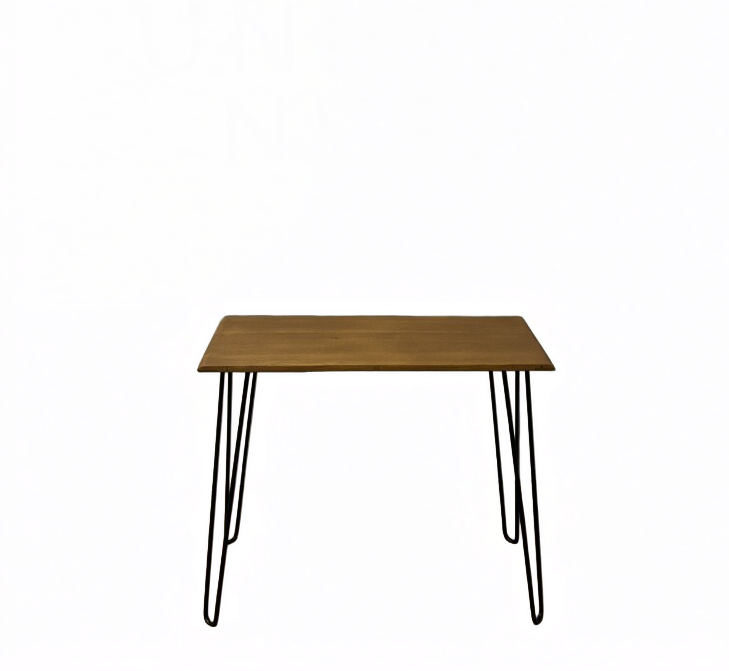 Wooden Top Console Table